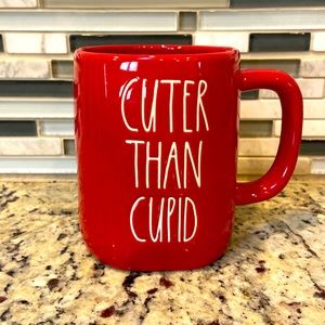 New CUTER THAN CUPID Ceramic Red Mug Valentine’s Day - Rae Dunn